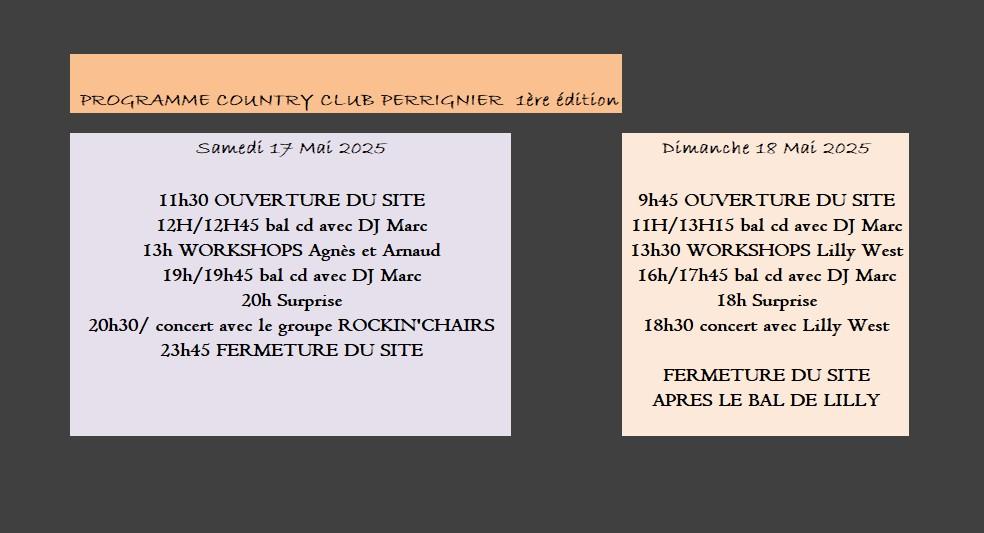 Programme 17 18 mai 2025